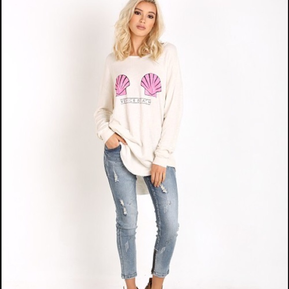 Venice beach mermaid shell tunic